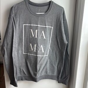 Athletic Works Charcoal 'MAMA' Sweatshirt